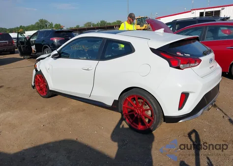 2019 Hyundai Veloster Turbo/Turbo R-Spec/Turbo Ultimate из США, поврежденный, VIN KMHTH6AB5KU012743